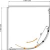 Cezares MOLVENO-R-11-100+20-C-CR-IV Душевой уголок, цвет: хром