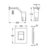 GROHE Skate Cosmopolitan 38805000 Клавиша смыва для унитаза