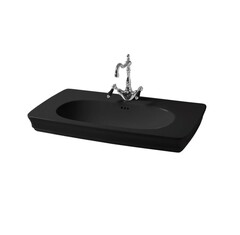 ArtCeram Civitas CIL002 03 00 Раковина подвесная, 90x50, цвет: чёрный фото