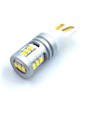 Лампа светодиодная бесцокольная Обманка T10 15 SMD Биполярная Аналог W5W Свет белый 9/32V