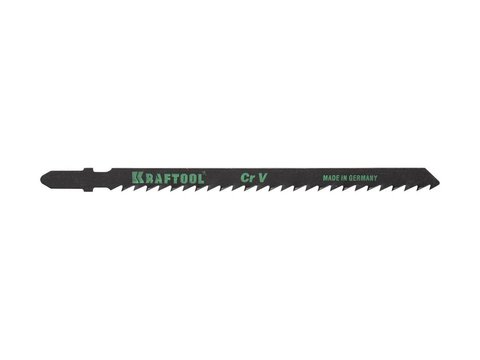 KRAFTOOL T344D, EU-хвост., по дереву, быстрый рез, шаг 4 мм, 110 мм, 2 шт, полотна для лобзика (159522-4)