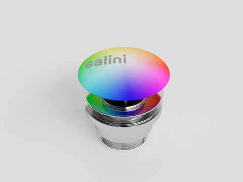 Salini 164201GF Донный клапан, цвет: базовый белый