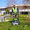 Газонокосилка аккумуляторная Greenworks Арт. 2519407, 82V, 56см, с алюминиевой декой, самоходная, бесщеточная, без АКБ и ЗУ — фото 6