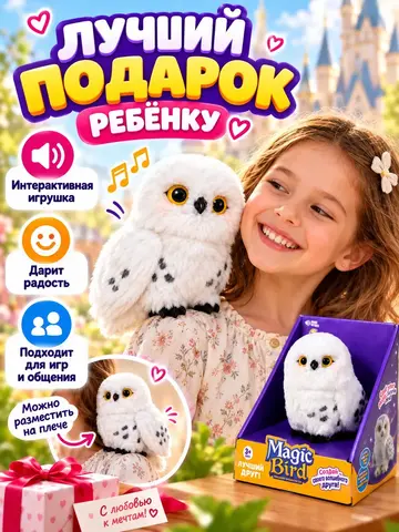 Игрушка Интерактивная Белая Сова