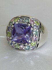 Милан (кольцо  из серебра)