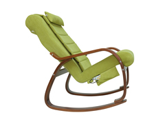 Массажное кресло-качалка для отдыха EGO Relax EG2005 Микрофибра Оливковый