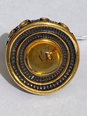 Бавро-черный(кольцо из серебра)