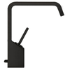 Gessi Rettangolo XL 26101#299 Смеситель для раковины на 1 отверстие, рукоятка "джойстик", цвет: черный