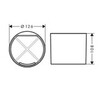 Hansgrohe WallStoris 27921700 Стакан, белый матовый