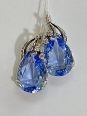 Дюшес ( серьги из серебра)
