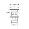 GROHE 40824000 Донный клапан