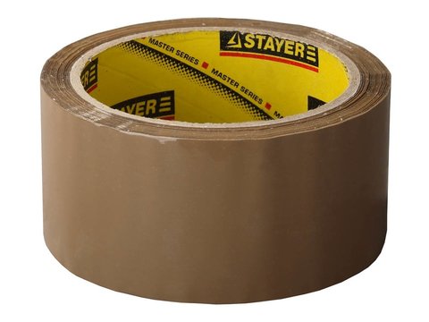 STAYER 48 мм, 60 м, 45 мкм, коричневая, клейкая лента (1207-50) (6штук)