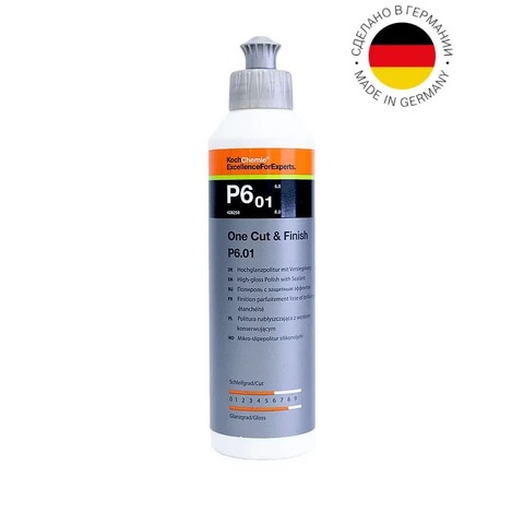 KochChemie Одношаговая полировальная паста с защитным эффектом ONE CUT & FINISH P6.01 (250мл).
