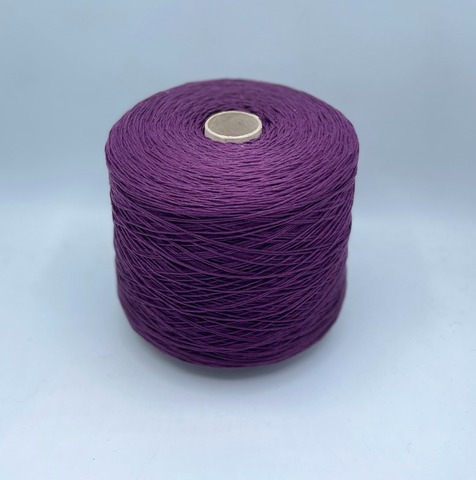 Бобинная пряжа (пр.Италия), art.Cotone, 350м/100 гр. 100%Хлопок, цвет-Аметист , арт.34725
