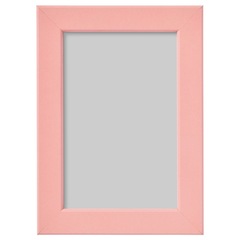 Фоторамка IKEA FISKBO (ФИСКБО), Розовый, 10х15 см