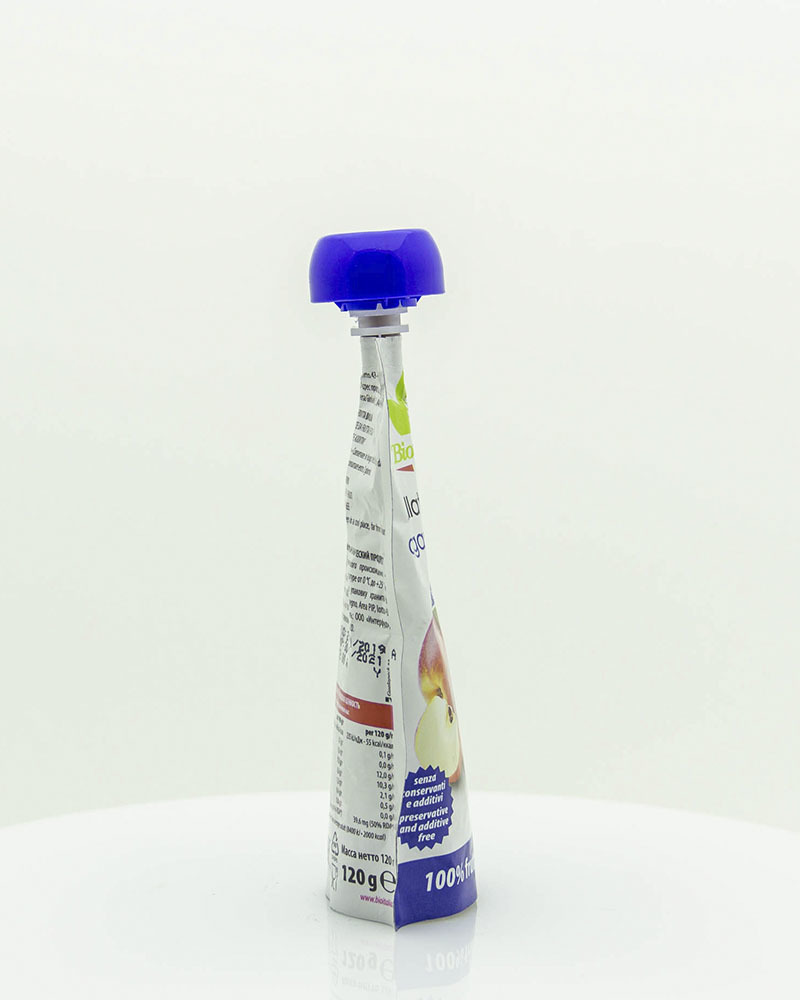 Пюре Bioitalia из Яблока и Черной Смородины-Смузи 120 г