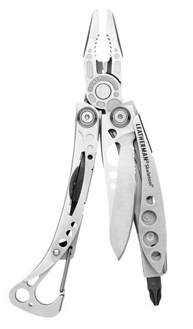 Мультитул Leatherman Skeletool 100 mm, 7 функций, серебристый, кробка картонная (830920)