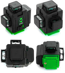 Лазерный уровень 4D HIBIRU PROFFMASTER  QP40 зеленый луч(нижний и верхний горизонт) + штатив  в комплекте