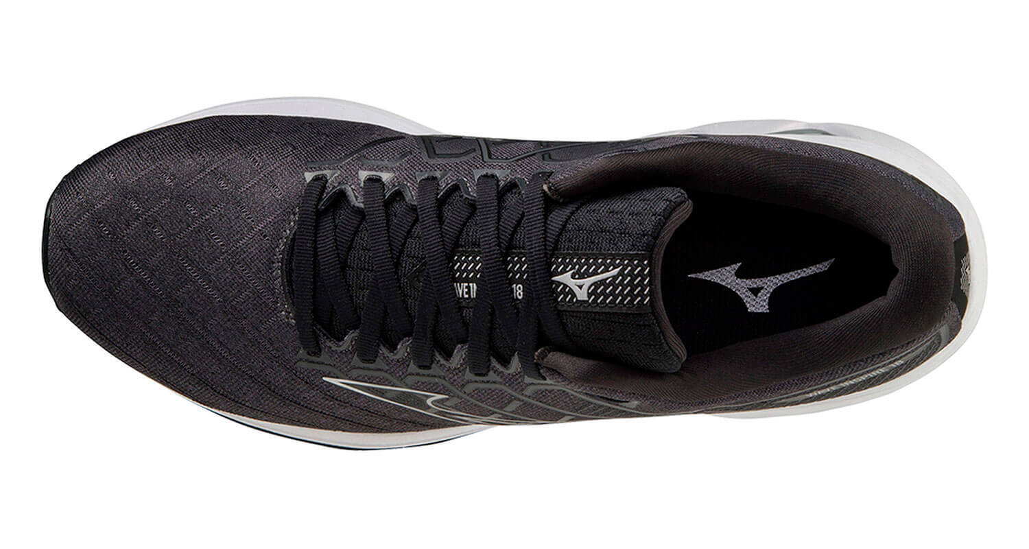 Мужские беговые кроссовки Mizuno Wave Inspire 18 черные - 4