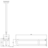 Dolphin Ease BC5083-06 Поручень для унитаза откидной 80 см