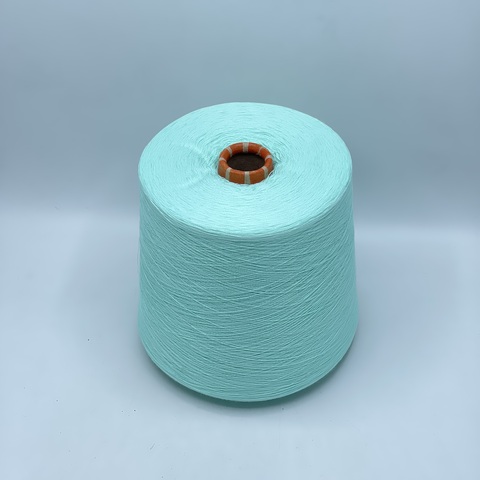 Бобинная пряжа, Cotton, 2540м. 100%Хлопок, Ментол(515), 39069