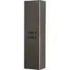 BelBagno DUE-1500-2A-SC-GM-P DUE Шкаф подвесной с двумя распашными дверцами с доводчиками, с двумя полками, универсальный ,Оружейная сталь, 400x300x1500