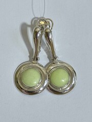 Око (серьги из серебра)