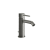 Gessi 316 54307#239 Смеситель для биде на 1 отверстие, с донным клапаном, излив 118мм, цвет: steel brushed 54307#239