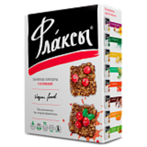Флаксы льняные С КЛЮКВОЙ 150 г (Компас здоровья)