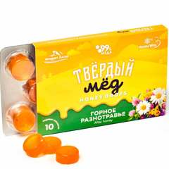 Твёрдый мёд Горное разнотравье в магазине Каша из топора