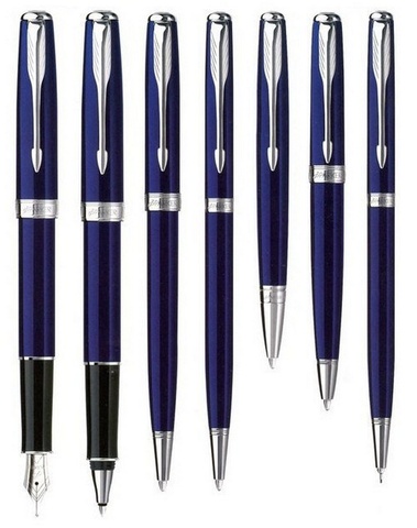 Ручка перьевая Parker Sonnet F139 Lacquer Azure Blue ST, F (S0704050)
