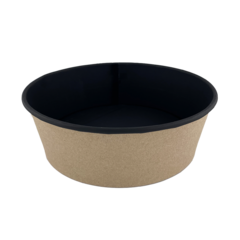 OSQ Упаковка Round Bowl ЧЕРНЫЙ 750 БЕЗ КРЫШКИ (1/45/270)