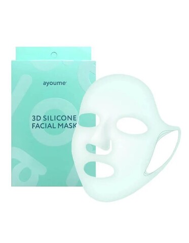 [AYOUME] 3D Многоразовая силиконовая маска-фиксатор 3D Silicone Facial Mask, 1шт