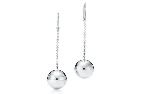 Серьги из серебра 925, Tiffany 🌿 Ball Earnings - В наличии
