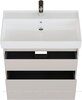 Aquanet 348192 Тумба с раковиной Nova Lite 2.0 75 2 ящ. цв. бежевый (348192)