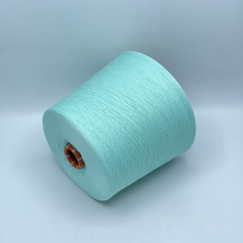 Бобинная пряжа, Cotton, 2540м. 100%Хлопок, Ментол(515), 39069