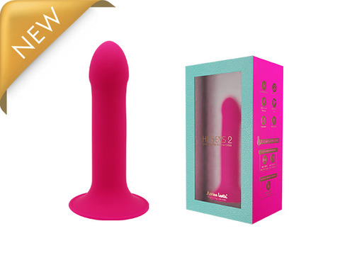 24011 / Дилдо на присоске с двойной плотностью ADRIEN LASTIC DILDO HITSENS DUAL DENSITY S02 PINK