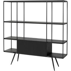 Стеллаж Cosy Sixties Black 180x183 см