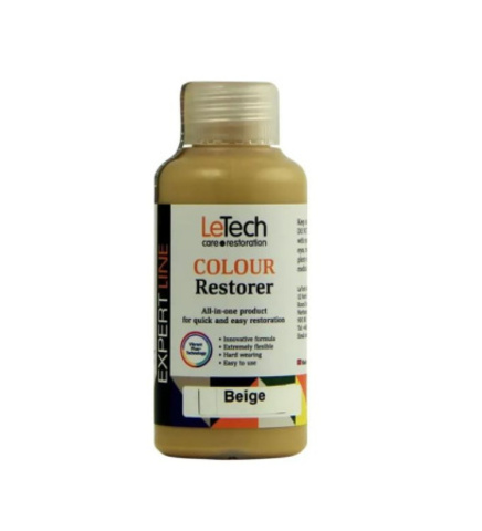 LeTech Expert Line Средство для восстановления цвета кожи (Leather Colour Restorer) Beige, 100мл