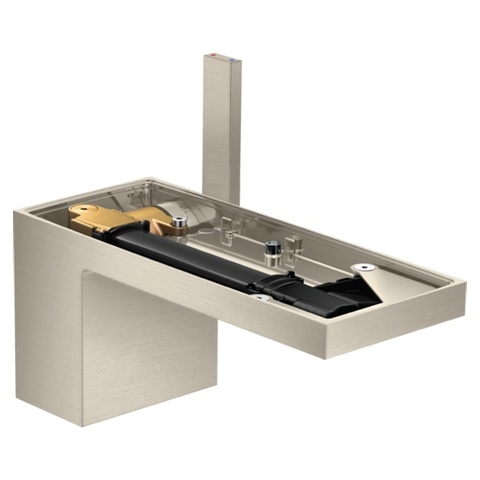Axor MyEdition 47012820 Смеситель для раковины, без панели, цвет шлифованный никель