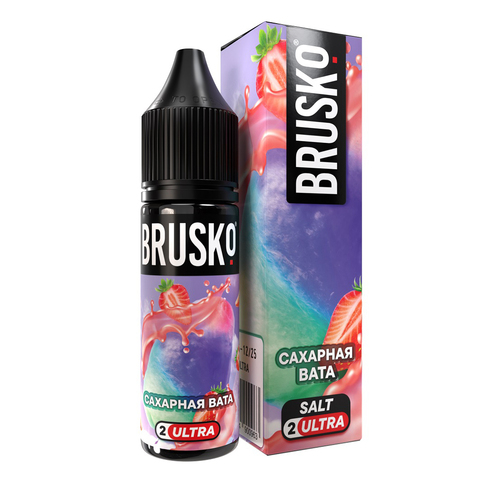 Жидкость BRUSKO Salt (Chubby) 2% ULTRA 35 ml - Сахарная вата