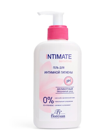 Floresan INTIMATE Гель для интимной гигиены с экстрактом лепестков розы