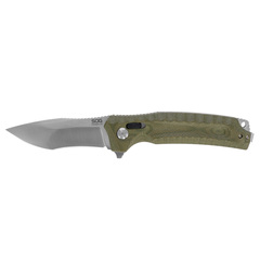 Фото Складной нож SOG Hidaka XR, сталь CPM-3V, рукоять микарта, зеленый