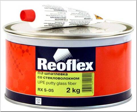 REOFLEX Шпатлевка со стекловолокном REOFLEX Glass 2кг