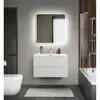 BelBagno MARINO-CER-MINI-1000-2C-SO-BL-P База под раковину подвесная с двумя выкатными ящиками, Bianco Lucido, 996x390x500