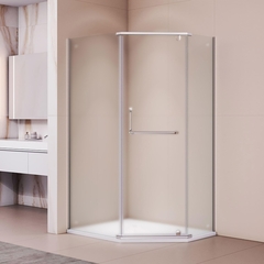 RGW 35089192-21 Душевой уголок  90*120*195 RGW PA-091 Трапеция/Хром/Матовое/6 мм (EasyClean) фото