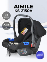 Автолюлька Aimile KS-2150/a группа 0+ (0-13кг) черный