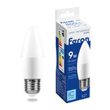Лампа светодиодная LED 9вт Е27 дневной матовая свеча LB-570 25938 FERON — фото 2
