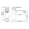 WasserKRAFT Glan 6603 Смеситель для раковины, цвет: чёрный