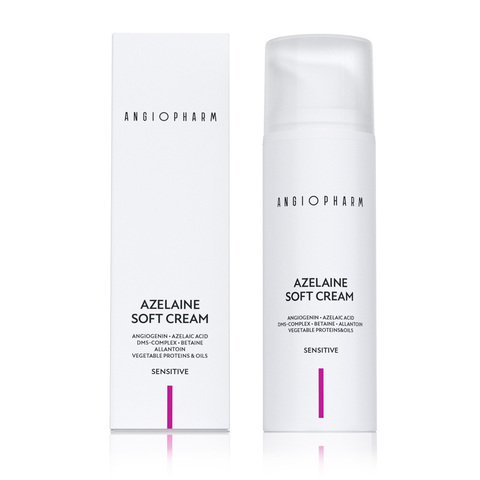 Азелаиновый крем для чувствительной кожи ANGIOPHARM Azelaine Soft Cream 50мл